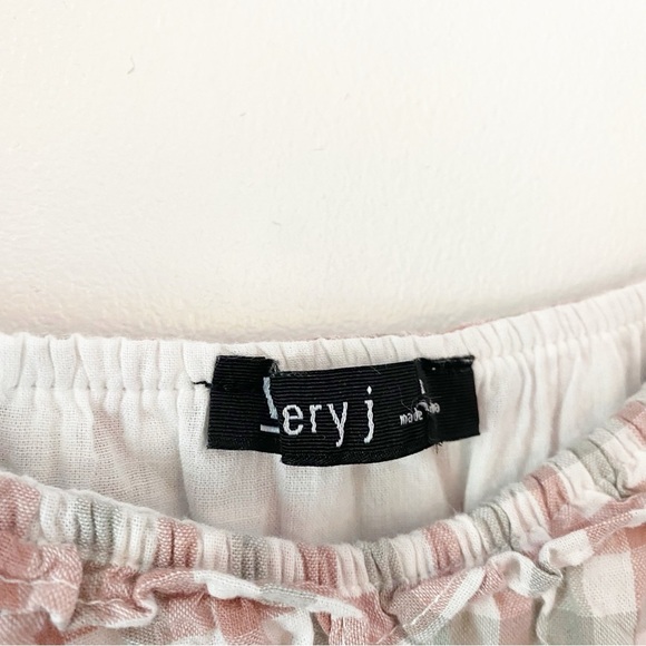 VERY J Plaid Midi Dress Size Large Cottagecore Easter - Picture 8 of 10